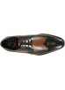 Front Joshua Brogue Shoe - Black/Brown