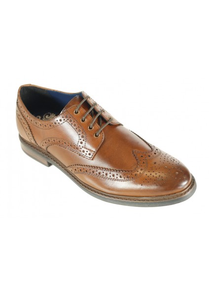 Front Morrison Brogue Shoe - Brown