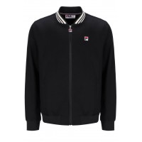 FILA STEFANO ARCHIVE INFLUENCE TWILL JACKET - BLACK