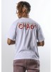 Religion Chaos Shark T-shirt - White