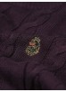 Luke 1977 Aspen Knitted Jumper - Merlot