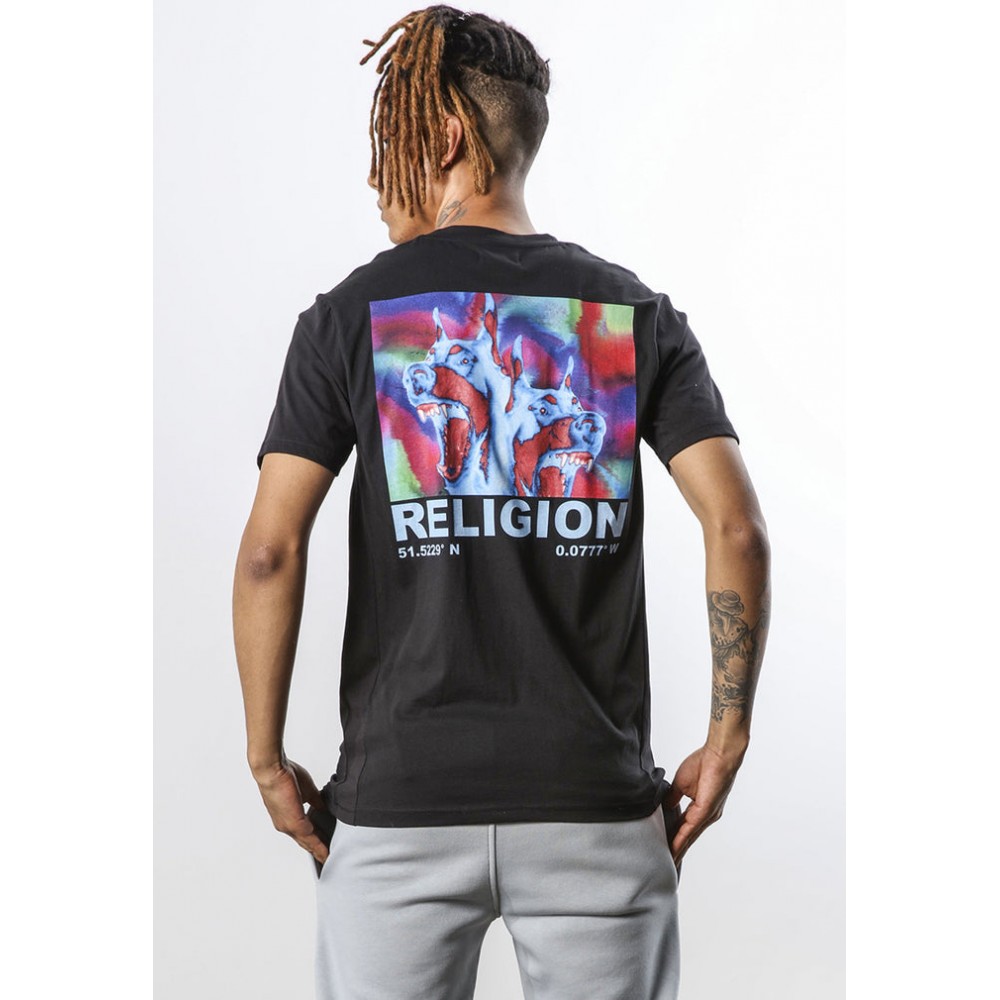 Religion Doberman T-shirt - Black